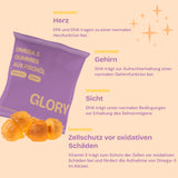 Omega-3-Gummies. 250mg DHA + 125mg EPA. Hochdosiert.